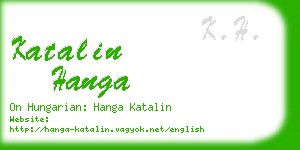 katalin hanga business card